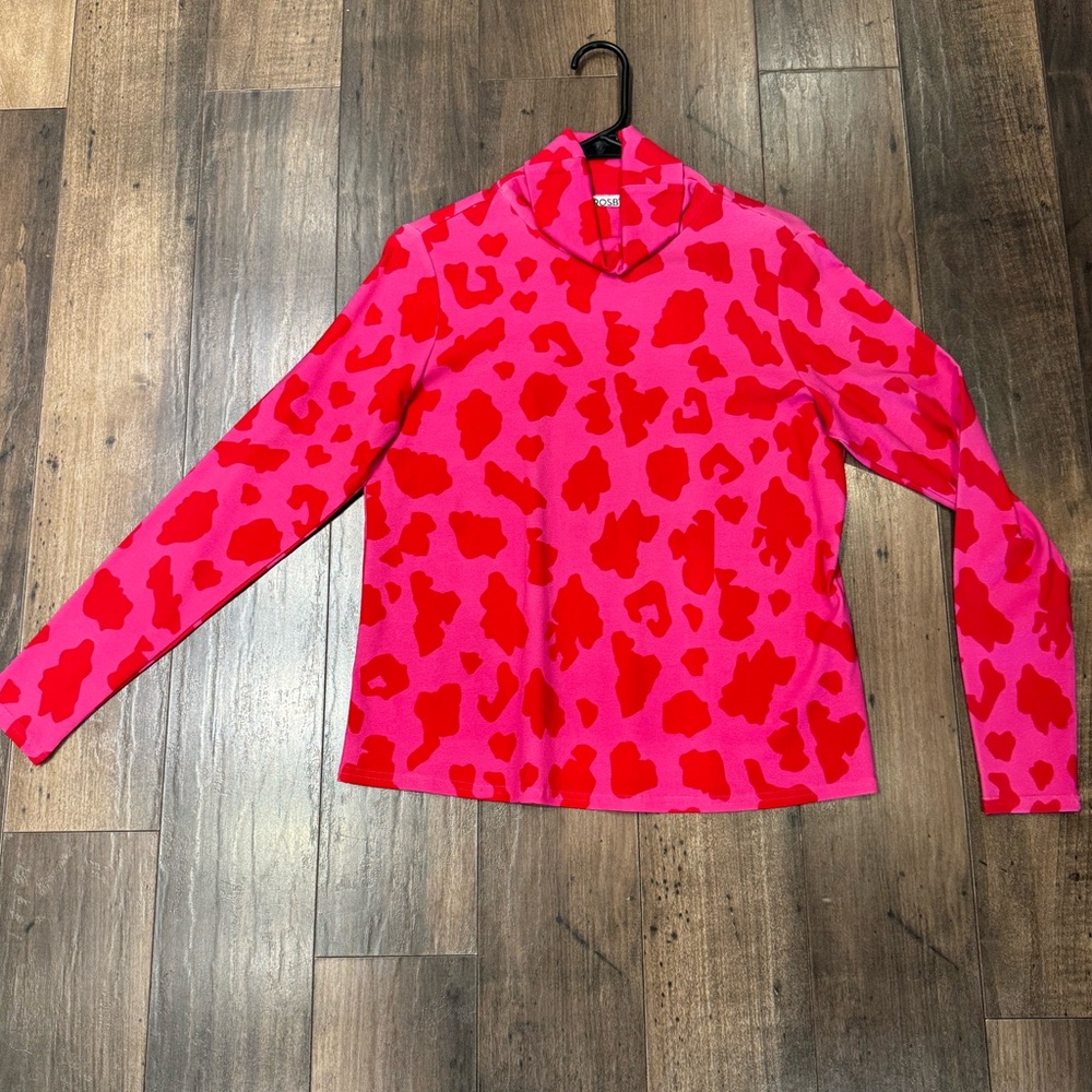 Crosby by Mollie Burch Cheetah Turtleneck